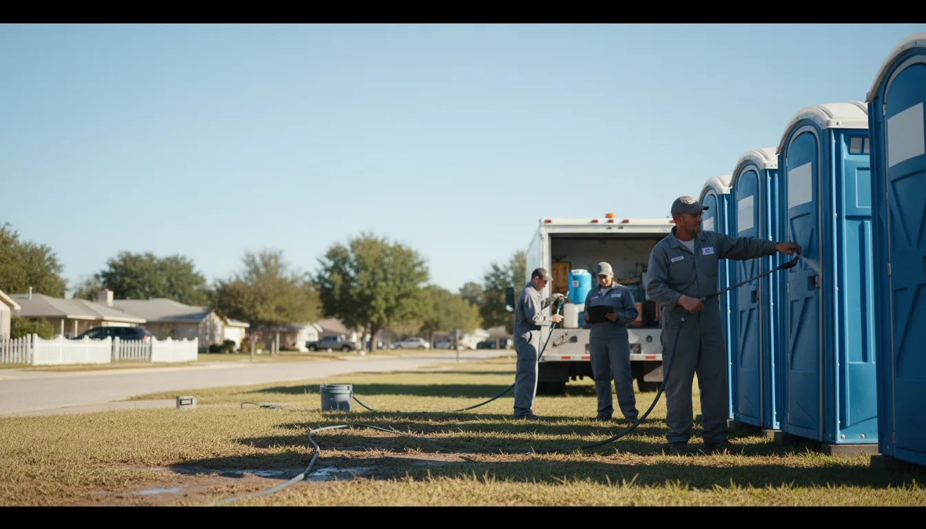 Long-Term Portable Toilet Rental in Edna, TX near me